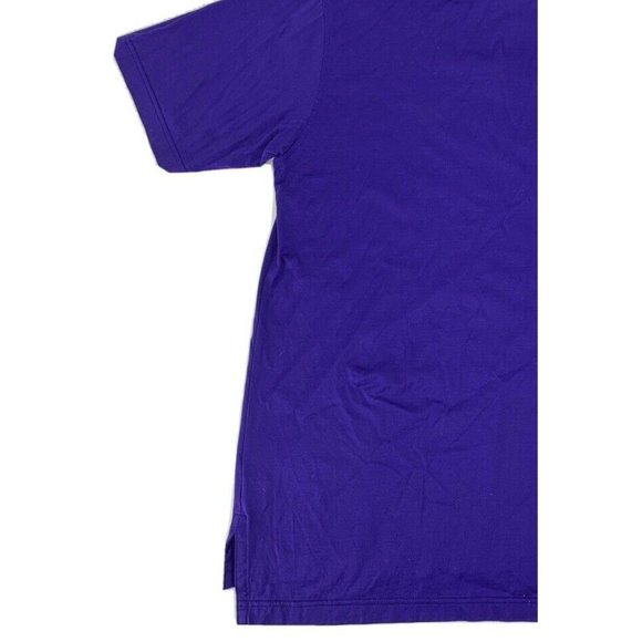 Men's Peter Millar Short Sleeve Polo Shirt Purple L Gleneagles‎ 2014 Ryder Cup - Picture 8 of 10